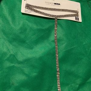 SALE ‼️ SILVER DROP NECKLACE WITH CHOKER